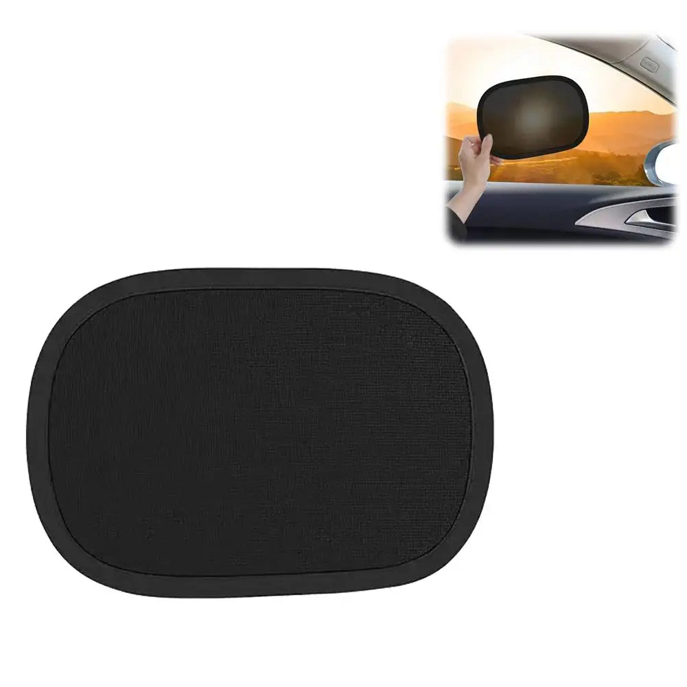 2pcs Summer Car Mini Small Shading and Anti-static Film Car Side Window Sun Protection and Heat Insulation Sunshade Cover HIP A