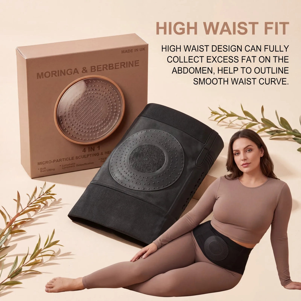 Zeriluna Honeycomb High Waist Tummy Control Pants – Women Shaping Pants HIP Black 2XL