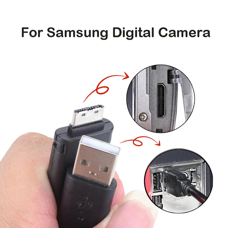 USB Charging & Data Cable for Samsung Digital Cameras Camera USB Cable HIP