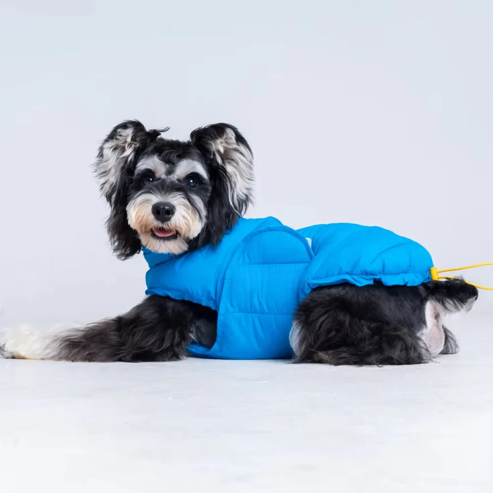 Winter Reflective Quilted Puffer Dog Jacket for Large Dogs Dog Winter Jacket HIP