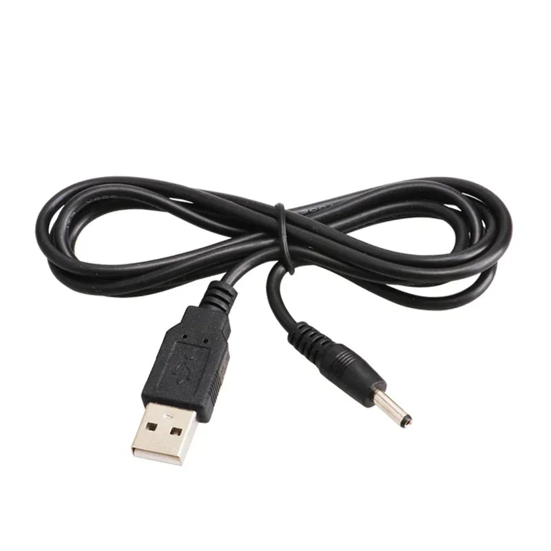 USB-A to DC 3.5mm×1.35mm Power Cable 1.2M | Black USB Power Cable HIP