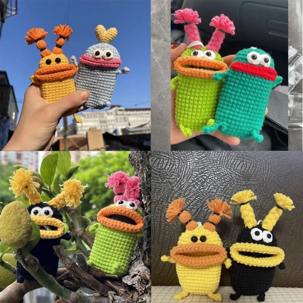 Handmade Knitted Key Pouch – Cute Pull-Out Key Holder Knitted Key Holder HIP
