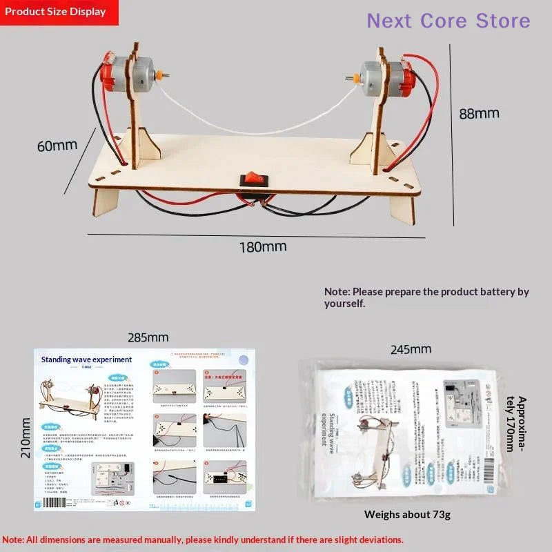 STEM Standing Waves Physics Experiment Model Set | Education Physics Model Kit HIP