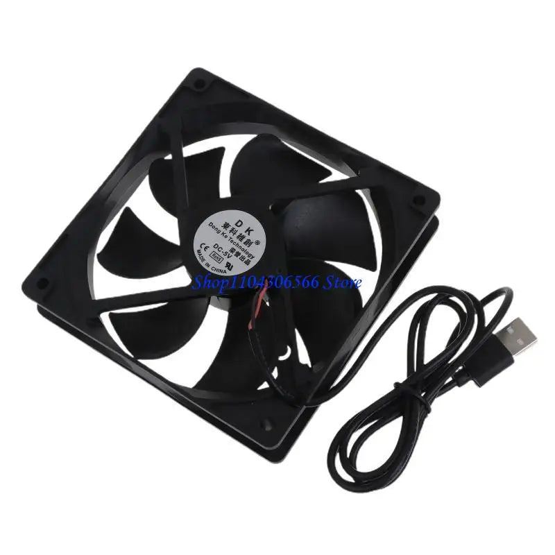 Quiet 120mm 5V USB Cooling Fan – Porous Bearing, Low Noise USB Cooling Fan HIP