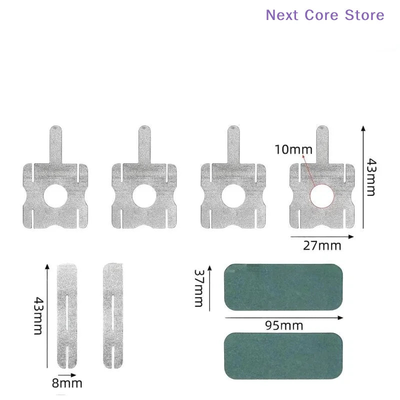 8-Pack Nickel Tabs for DIY 18650 Lithium Battery Pack Battery Nickel Tabs HIP