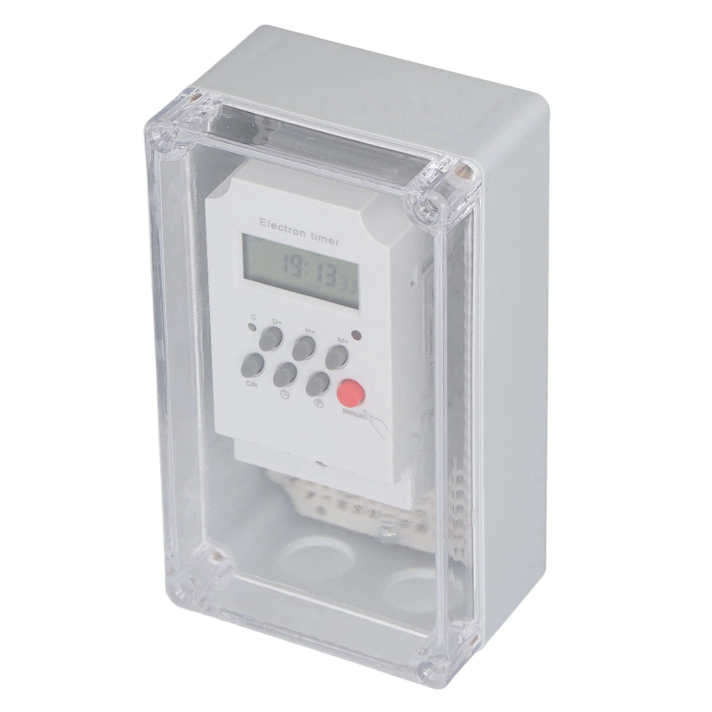 Digital Timer Box Swimming Pool Pump Timer Waterproof Digital Timer Box Programmable Time Control for Heater Spa Motor HIP