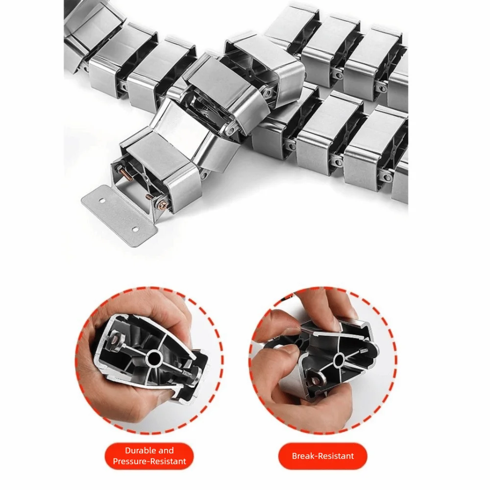 Wire Spine Cable Sleeve – Clamp-On Vertebrae Snake Design Cable Management Sleeve HIP