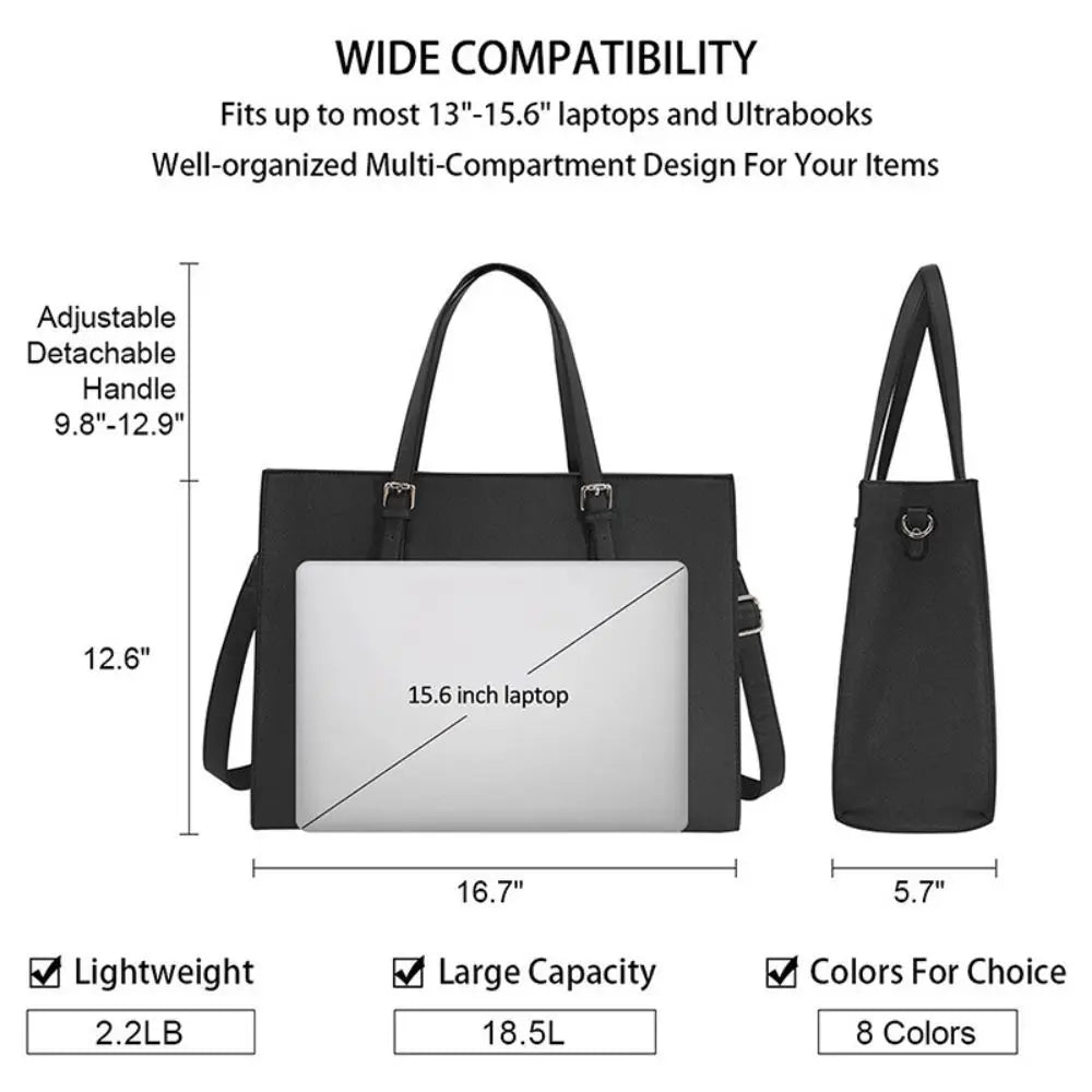 Large Laptop Tote Bag – Waterproof Work Shoulder Bag 13–16" Laptop Tote Bag HIP