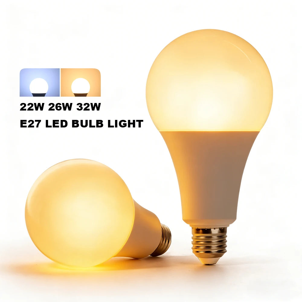 YNL E27 LED Globe Bulb 6W–32W | 220V Cool & Warm White LED Light Bulb HIP Cold Light 6W
