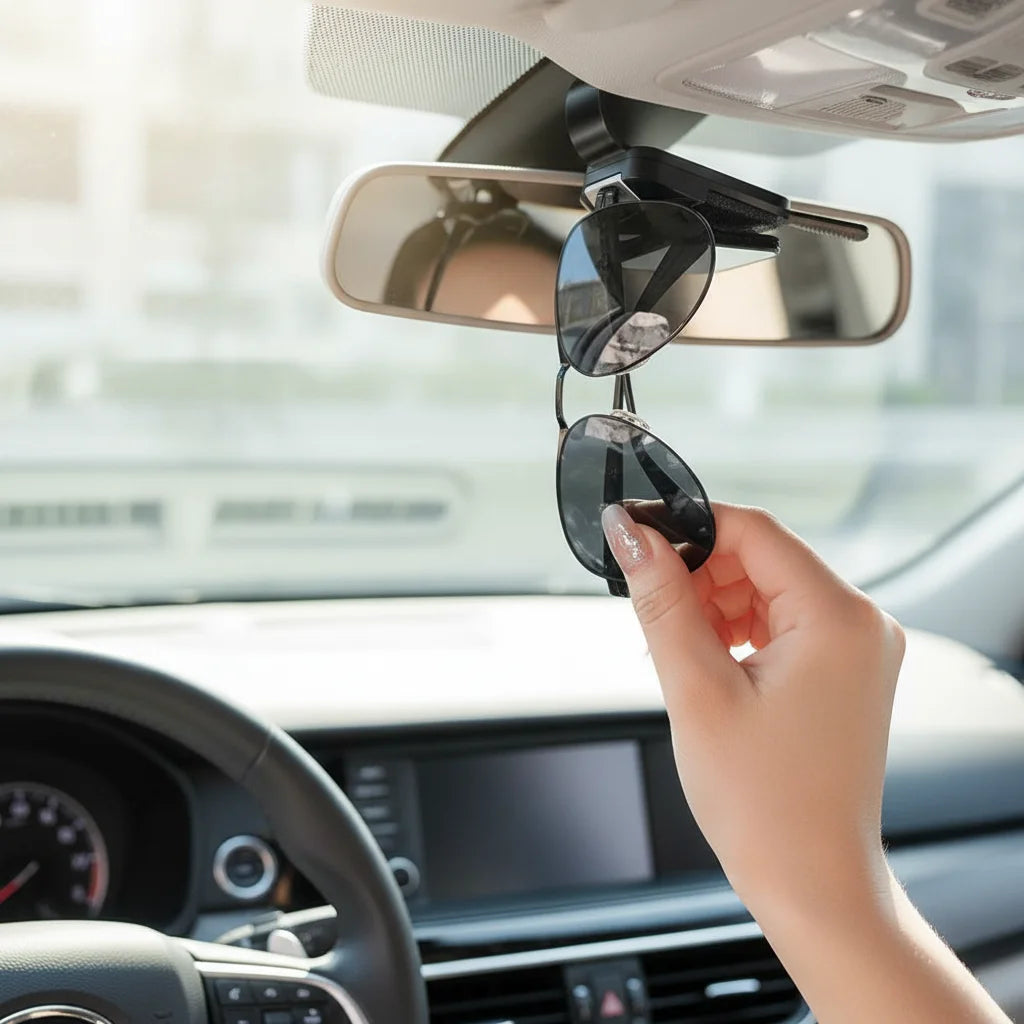 Car Eyeglass Storage Clip Sun Visor Sunglasses Holder for Auto Interior Accessories Car Sun Glasses Holder HIP
