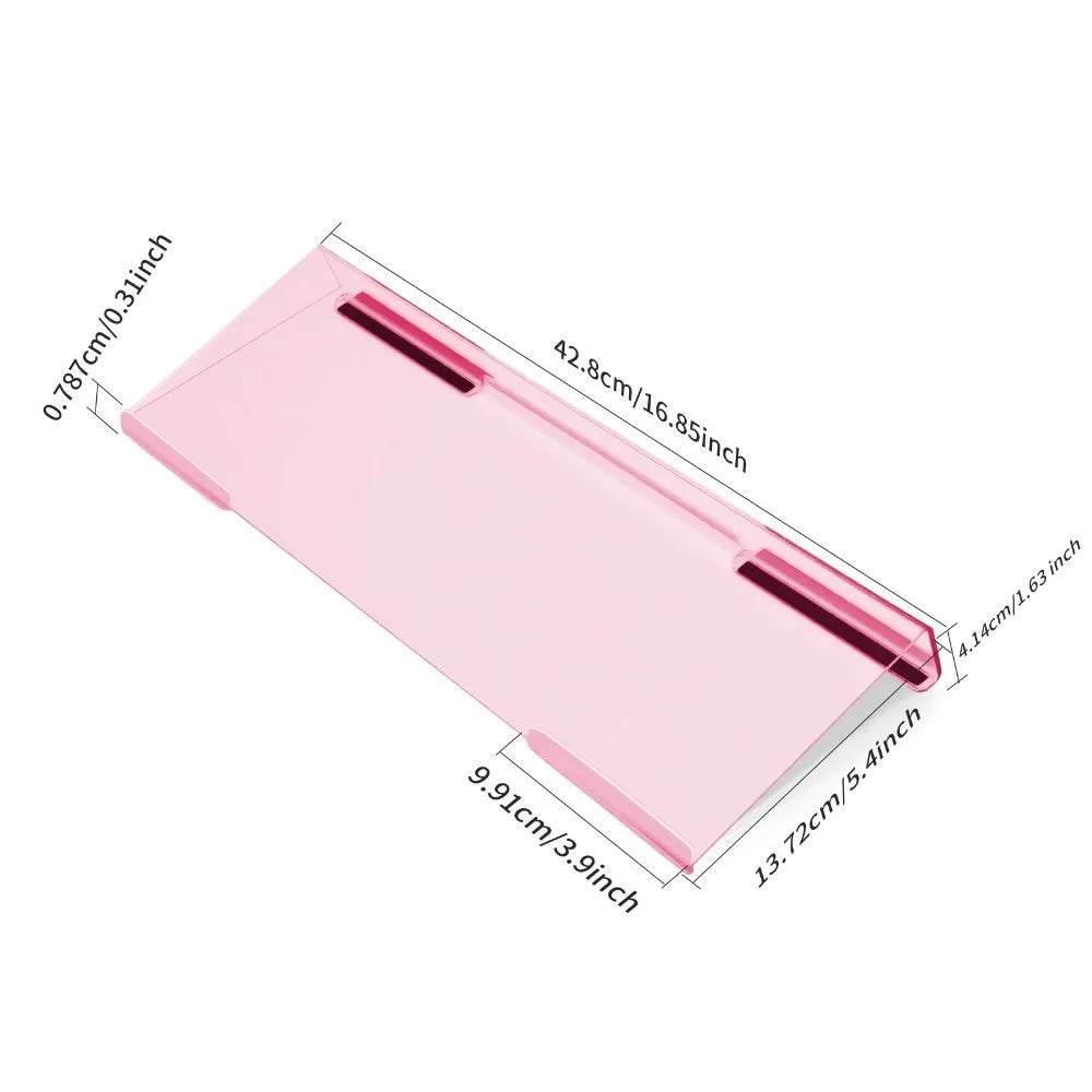 17" Acrylic Ergonomic Keyboard Riser Stand – Non-Slip Wrist Rest Keyboard Riser Stand HIP