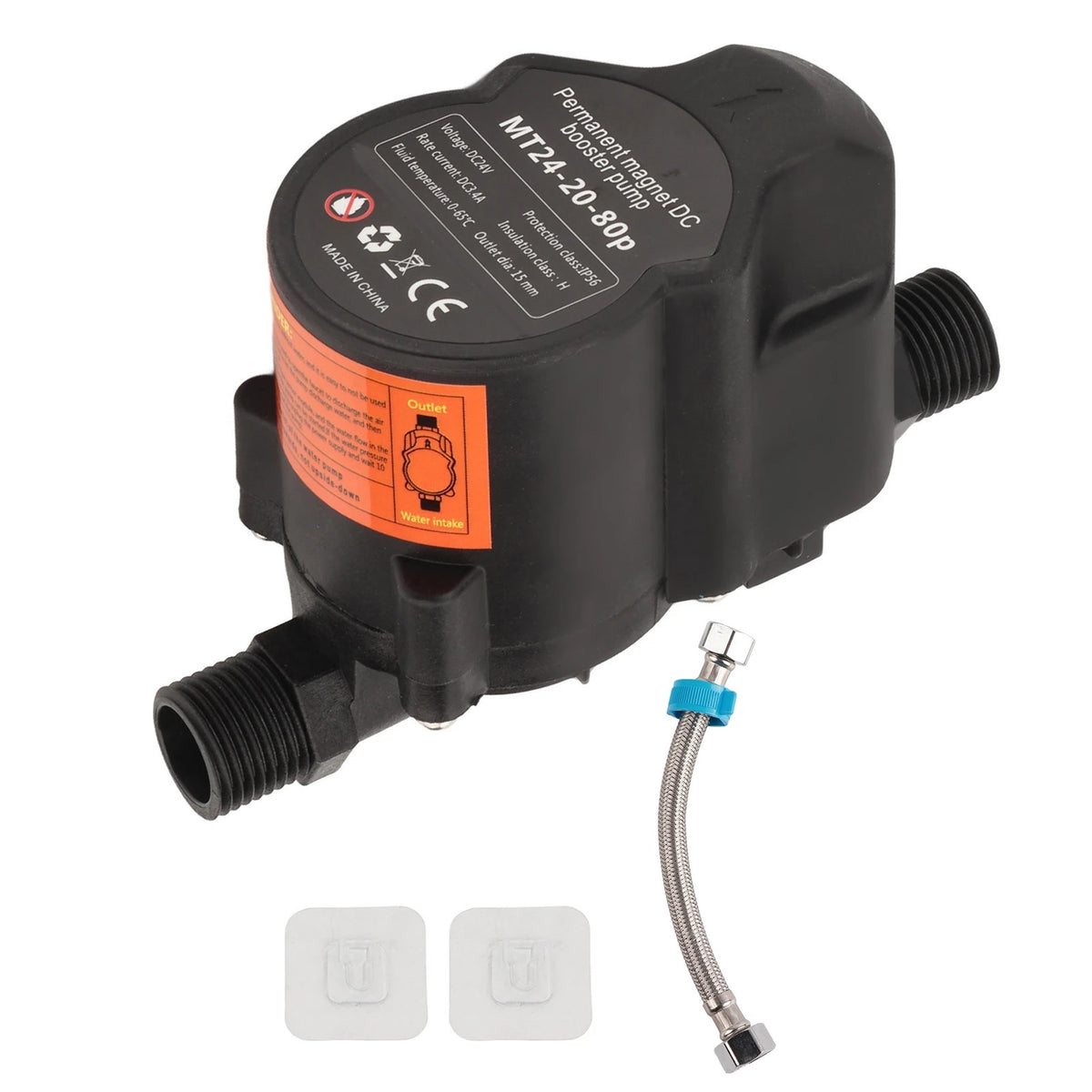 Water Pressure Booster Pump Fully Automatic Low Noise Small Shower Booster Recirculating Pump 24V Water Pressure Booster Pump HIP 220V EU
