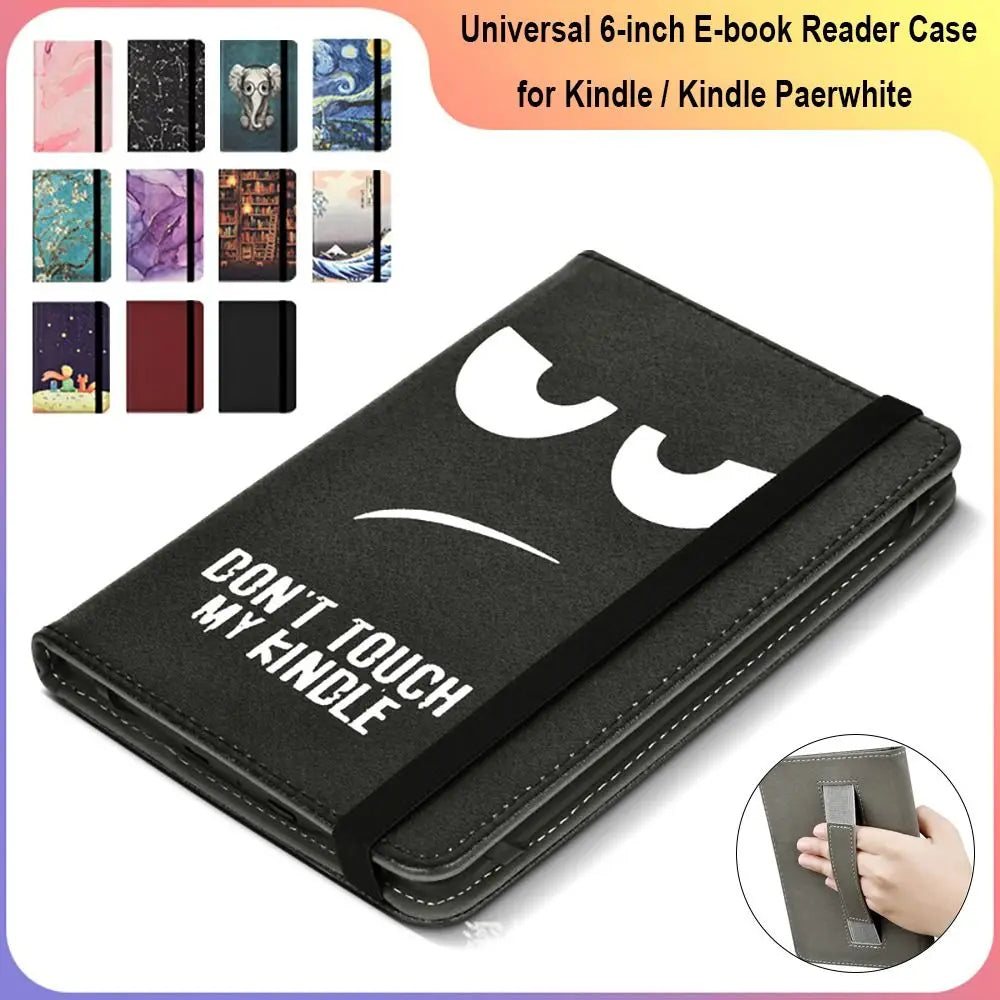 PU Leather Kindle Case – 6" Cover for Paperwhite 1/2/3/4 & 10/11th Gen E-Reader Case HIP