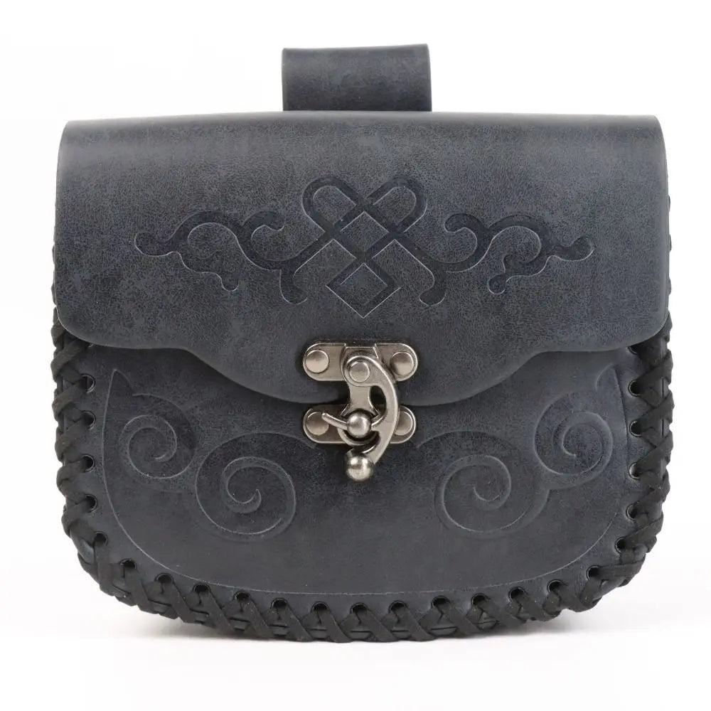 Viking Medieval Belt Pouch | PU Leather Coin Purse Fanny Pack Medieval Belt Pouch HIP