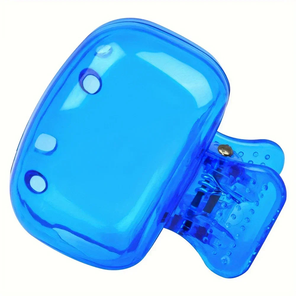 Portable Toothbrush Storage Clip & Protective Cover | 1/4 Pack Toothbrush Protective Cover HIP C785-Blue 1pcs