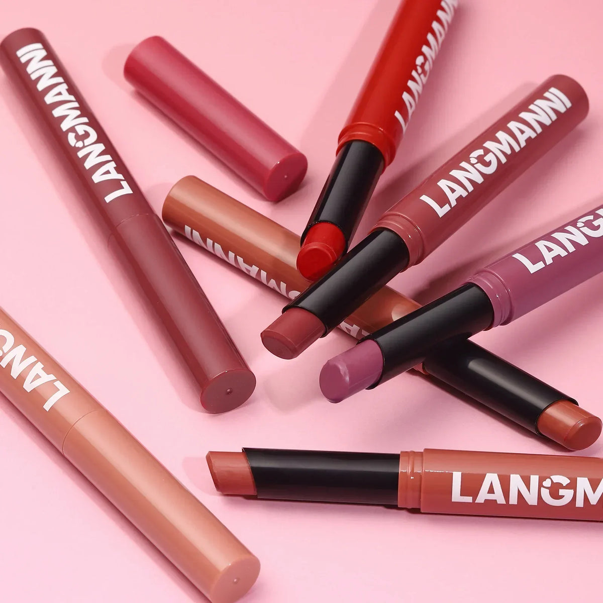 New Rotating Velvet Matte Lipstick Long Lasting Waterproof Lipstick Non-Stick Cup Lip Stain Tint Cosmetics Pencil Liner Makeup HIP