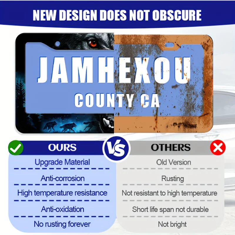 Universal Car License Plate Frame – Durable & Stylish License Plate Frame HIP