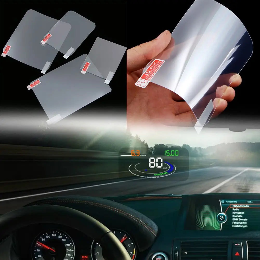 Car HUD Reflective Film – Clear Windshield Display Film HUD Windshield Film HIP