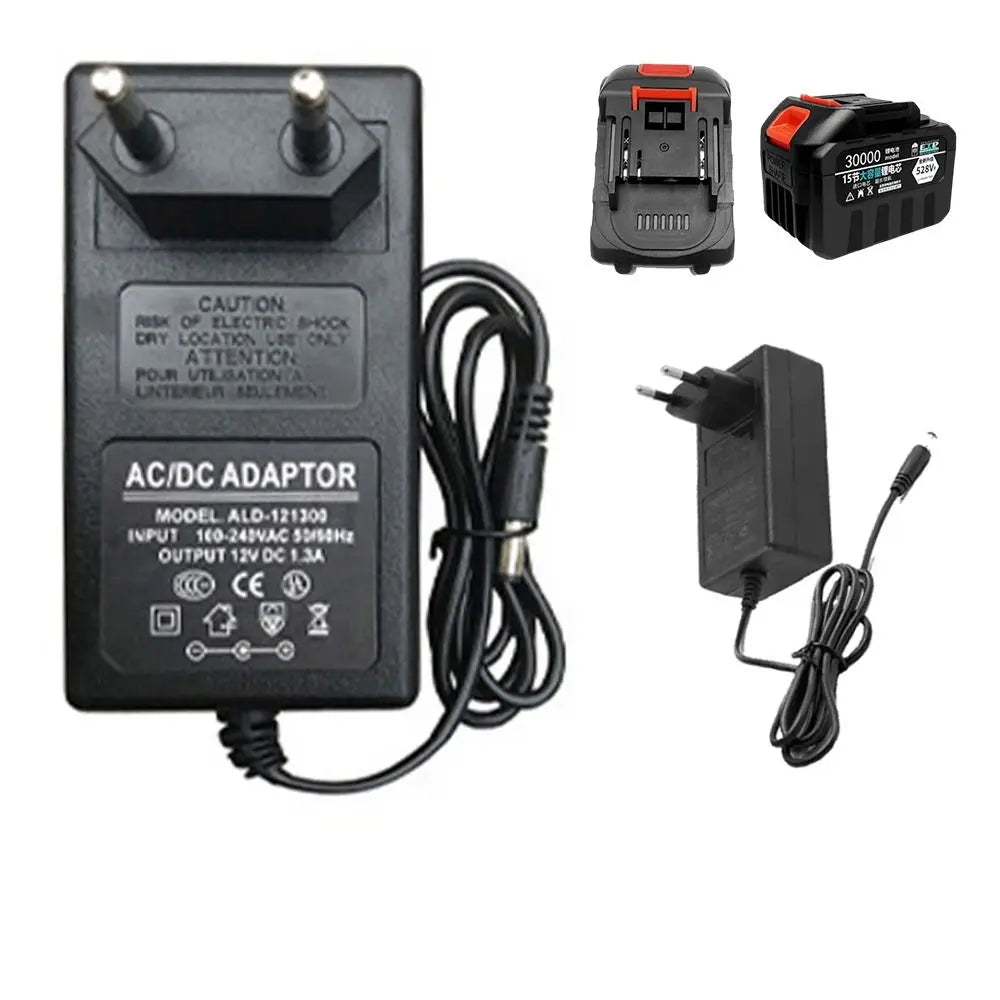 21V Lithium Battery Charger – Universal US/EU/UK/AU Plug 1A Power Tool Charger HIP