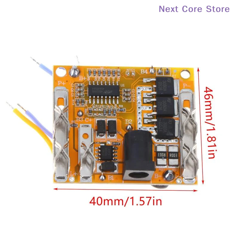 21V 50A Li-Ion BMS Protection Board for Electric Power Tools Battery BMS Module HIP