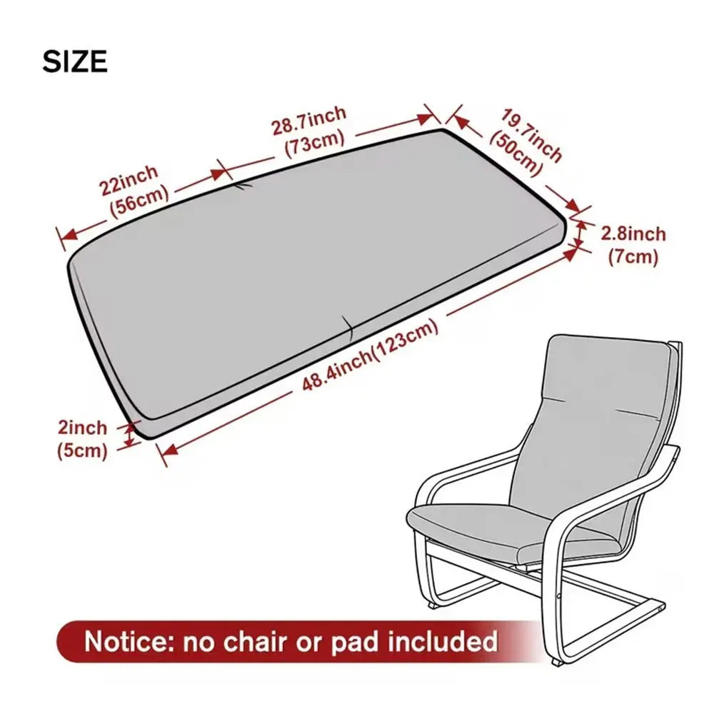 Stretch Jacquard Poang Chair Slipcover – Elastic Non-Slip Chair Slipcover HIP