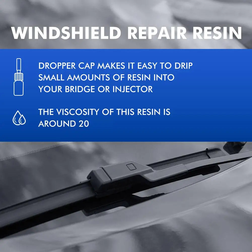 Windshield Car Crack Repair Kit DIY Window Mobile Screen Kit Cure Glue Car Glass Scratch Crack Repair Accessories Clean Neat HIP