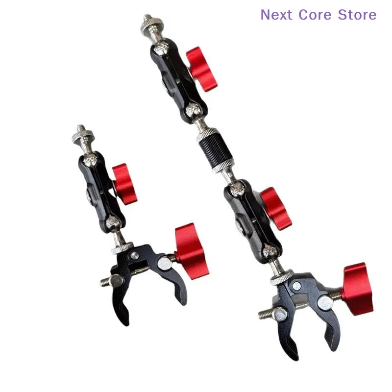 Metal Super Clamp Double Ball Head Magic Arm Camera Mount Camera Magic Arm Mount HIP
