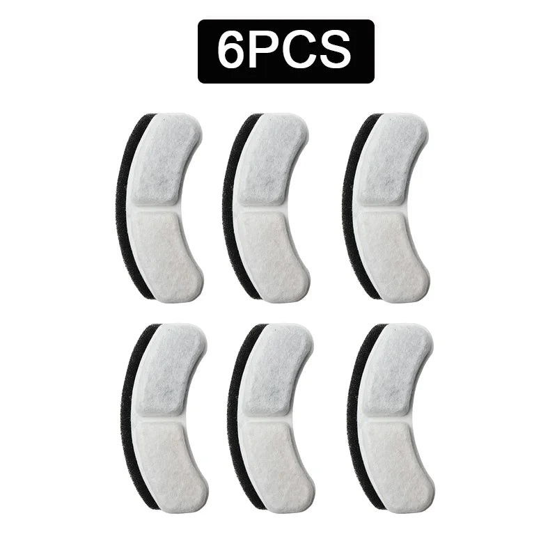 12/6set Filters Element Replaced Activated Carbon Filter Cat Water Fountain Accessories Replacement Resin Resin Filter Element HIP 6set
