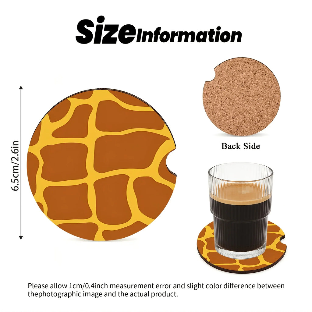 Non-Slip Car Cup Holder Mats – Stylish Drink Coasters 2-Pack Car Cup Holder Mat HIP