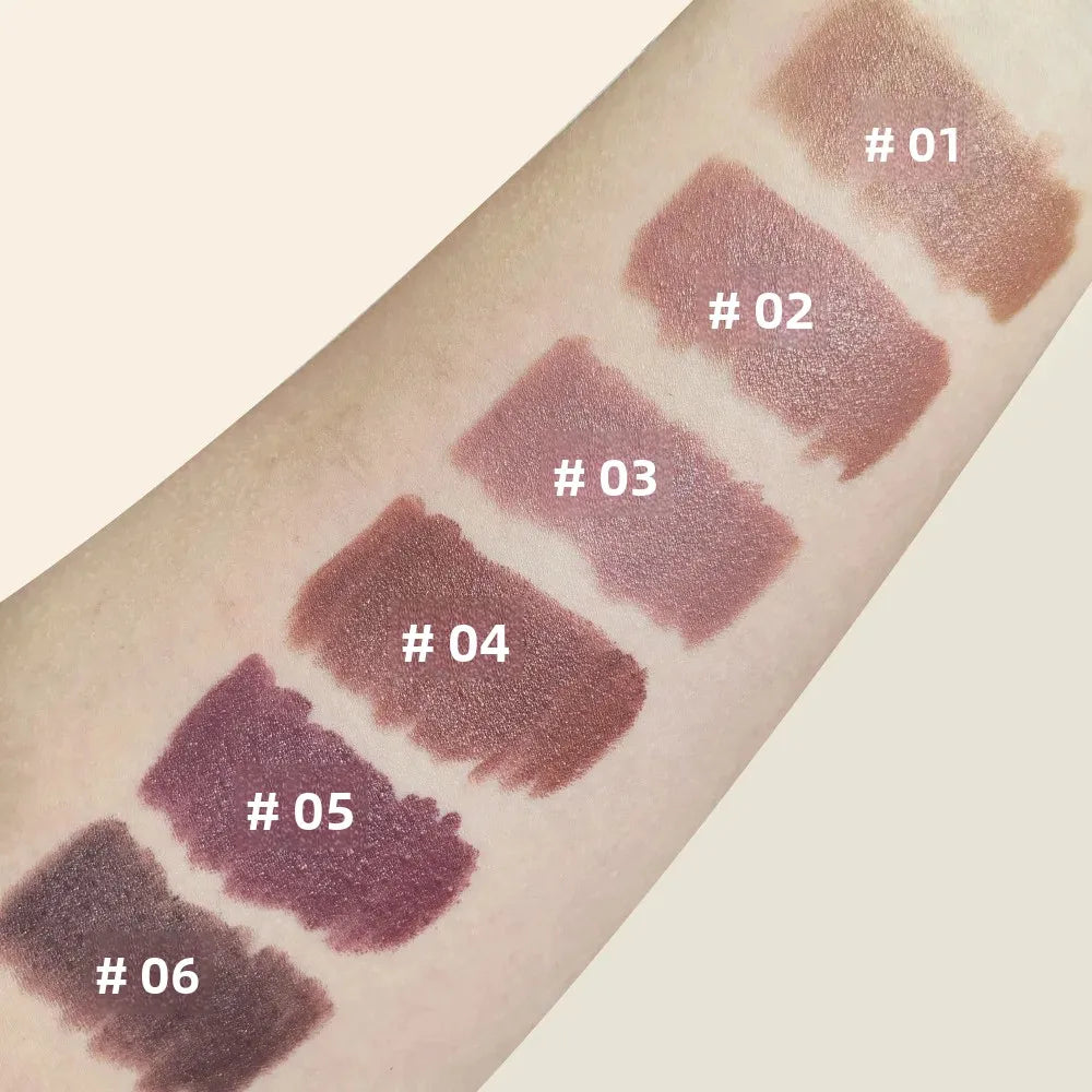 Fit Colors Velvet Matte Lip Liner Pen – 6 Chocolate Shades Matte Lip Liner Pen HIP