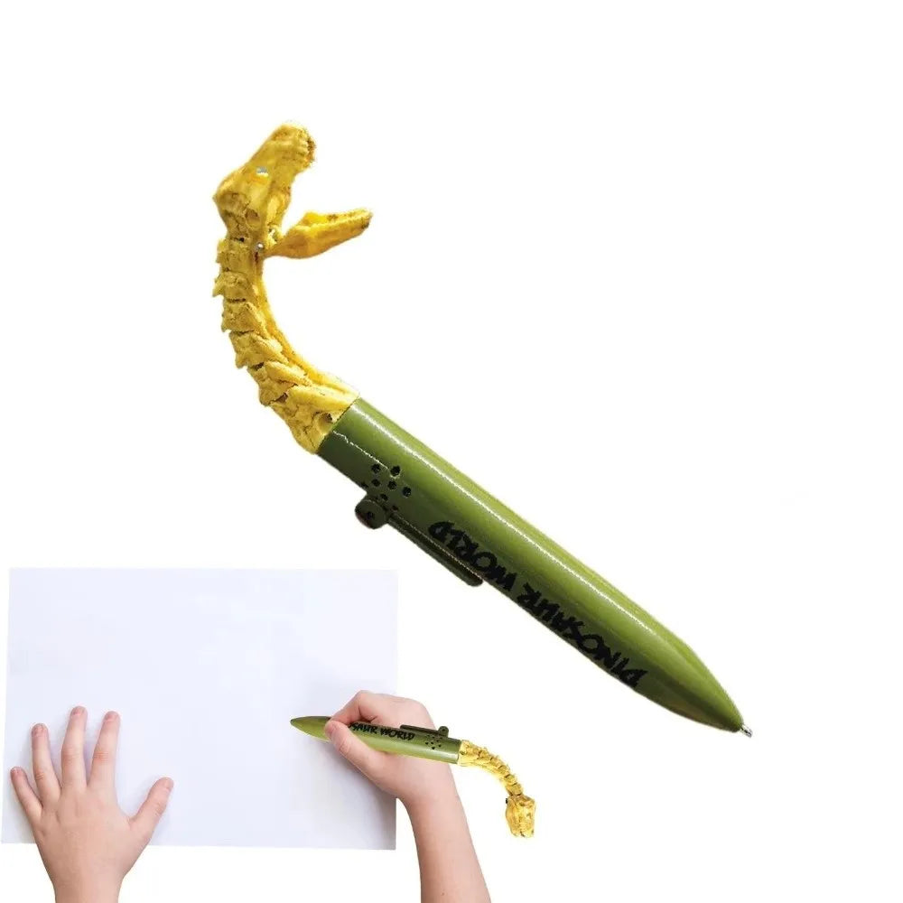 Dinosaur Open Mouth Gel Pen – Novelty Writing Pen Novelty Gel Pen HIP Dinosaur
