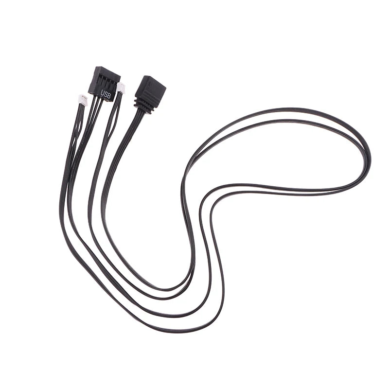 2-Pack RGB Fan Sync Cable for Wraith Prism & Wraith Max RGB Sync Cable HIP Black