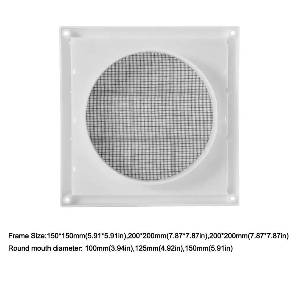 PP Louvered Air Vent Cover with Insect Screen | 3 Sizes Air Vent Cover HIP