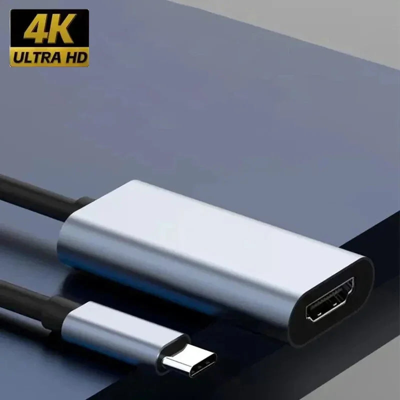 USB-C to 4K HDMI Adapter Cable for Laptop, MacBook & Tablet HDMI Display Adapter HIP