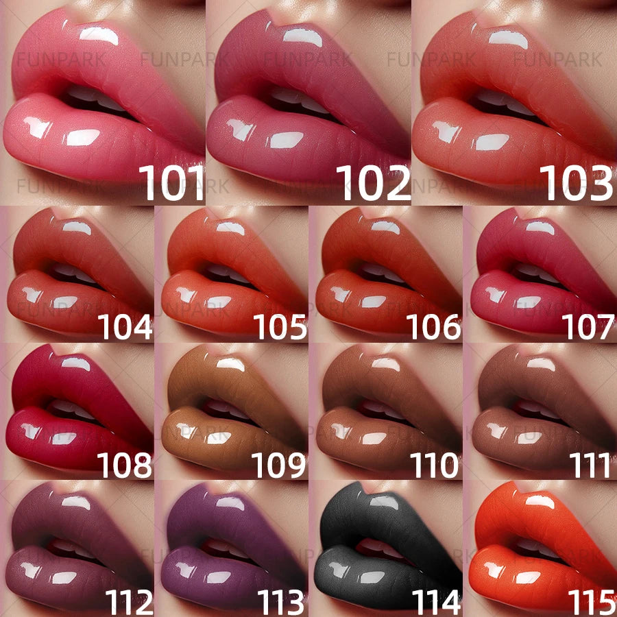 1PC Moisturizing Lip Gloss 15 Color Lip Blam Lip Oil for Lips Long Lasting Liquid Pink Red Makeup Gifts Lip Glaze High Pigment HIP