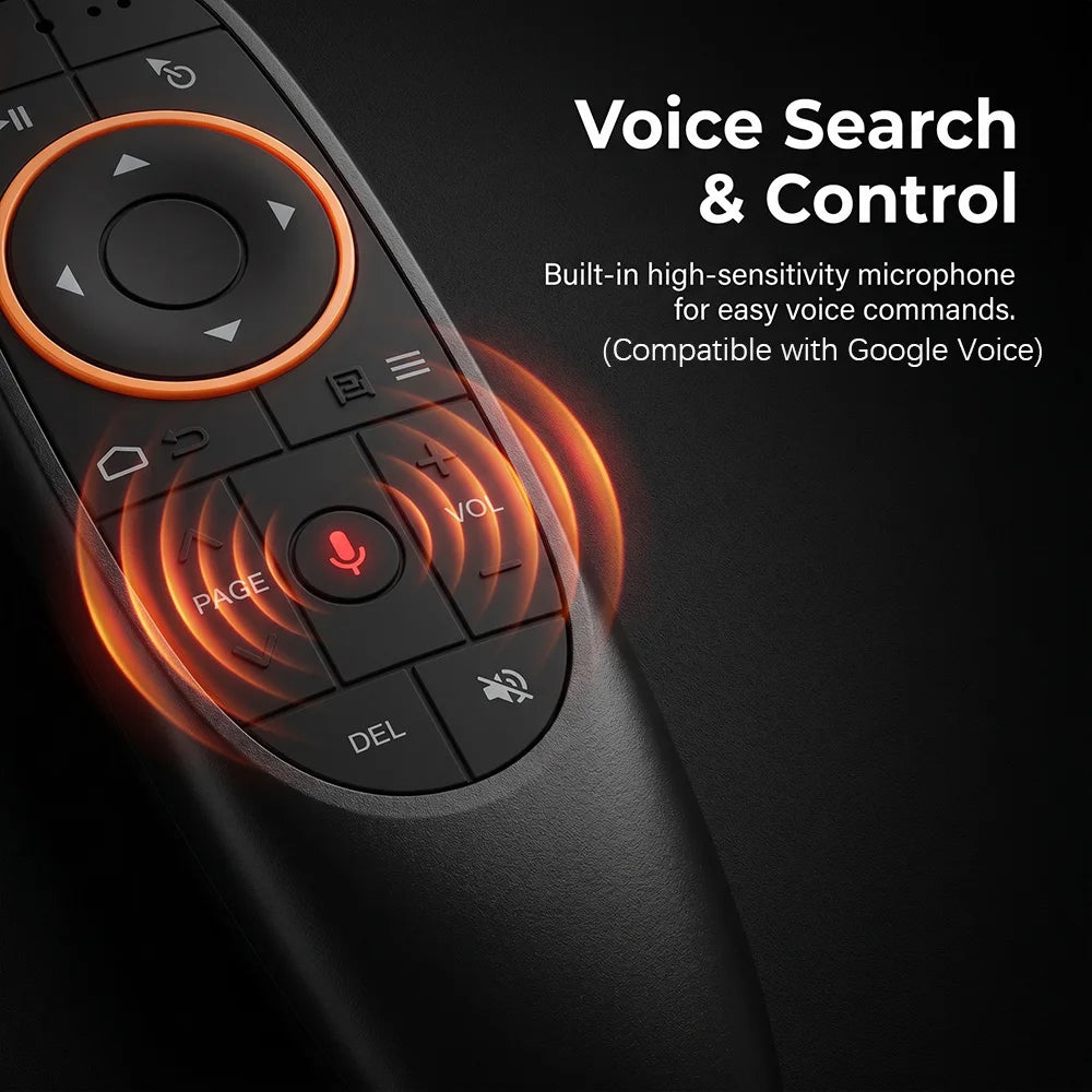 MRSVI G10S Air Mouse Voice Remote 2.4G Wireless Gyroscope Wireless Air Mouse Remote HIP