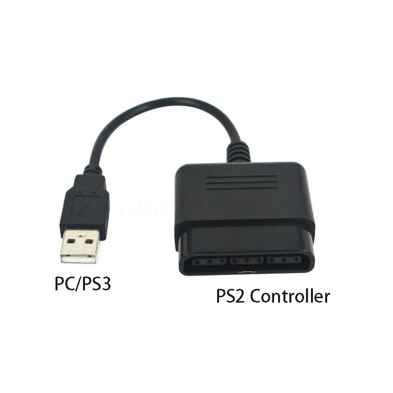 PS2 to PS3 & PC USB Controller Converter Adapter Cable Controller Adapter Cable HIP