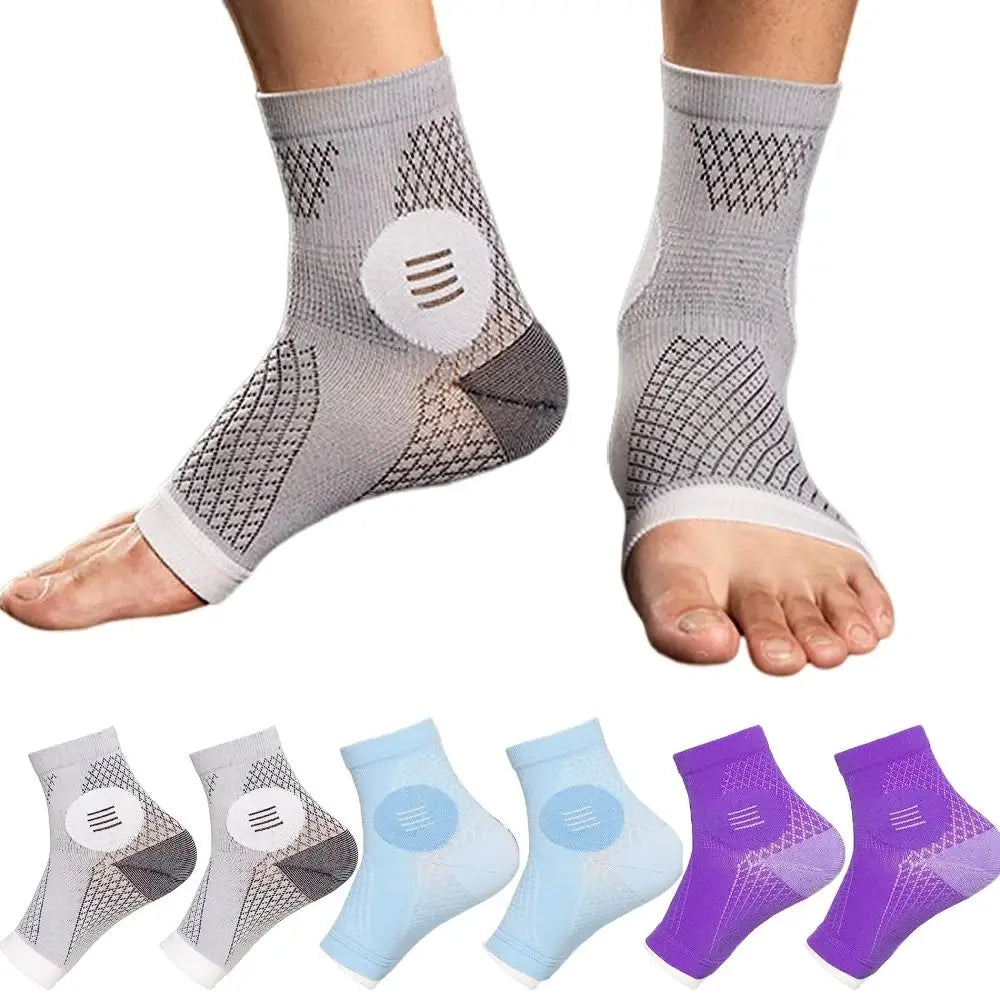20-30 mmHg Compression Ankle Sleeves – Arch & Heel Support Compression Ankle Sleeve HIP