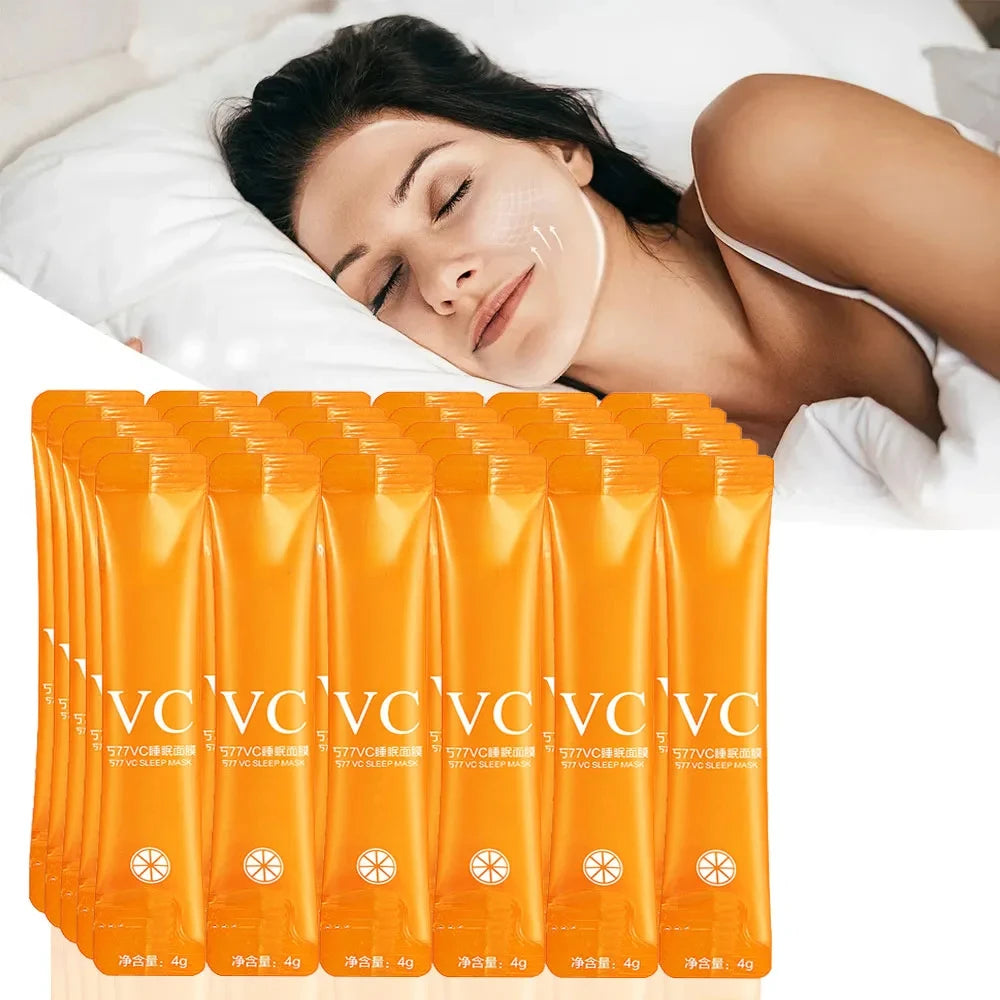 30-Pack Vitamin C Overnight Sleeping Mask – Moisturizing & Firm Overnight Sleeping Mask HIP 01