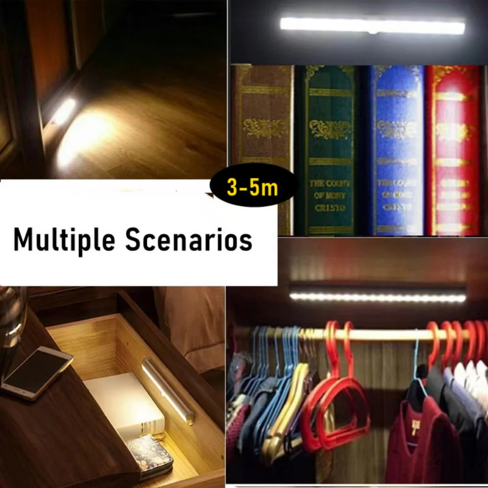 LDHLM PIR Motion Sensor LED Cabinet Light – Battery Powered Motion Sensor Light HIP