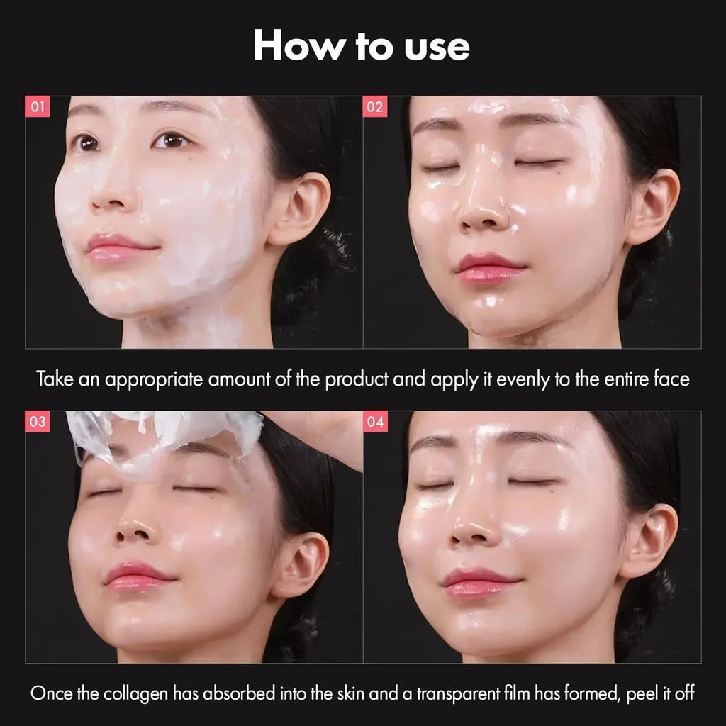 Collagen Peel-Off Face Mask 670,000ppm – Hydrate & Glow Collagen Peel-Off Mask HIP