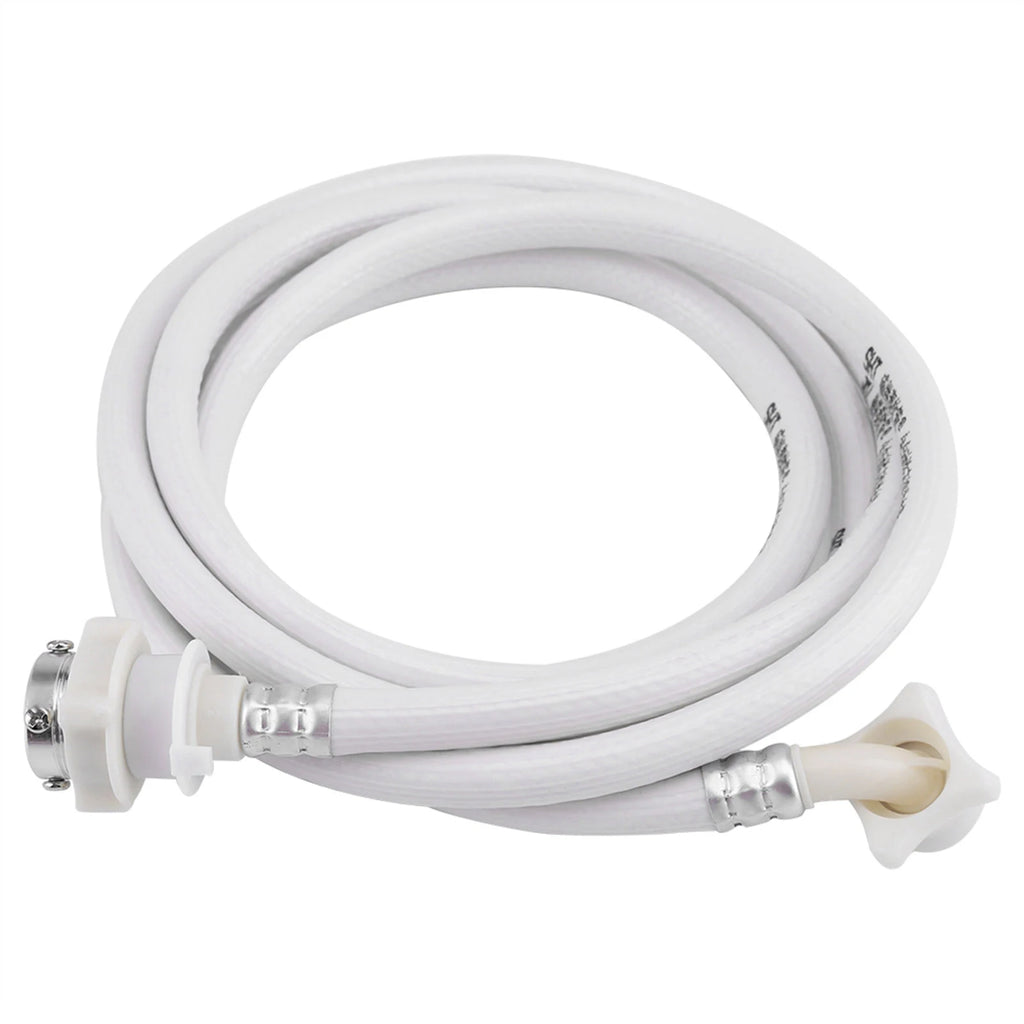 Inlet Hose Washing Machine Water Inlet Hose Washing Machine Water Inlet Hose Washer Pipe Tube Connector White Color Long Length HIP JY02422-02