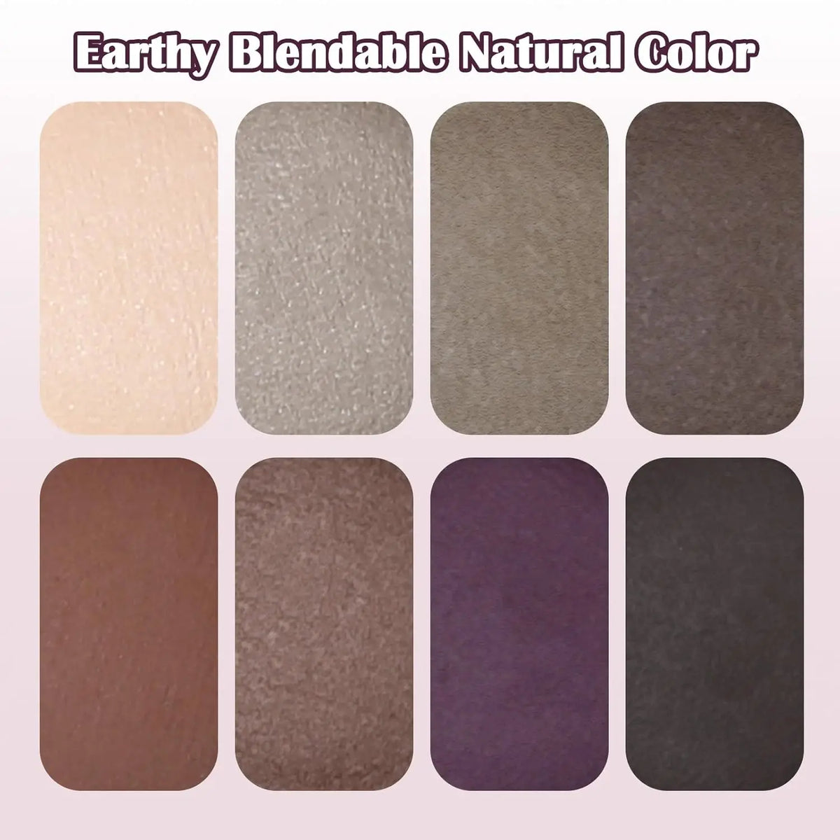 UCANBE 8-Color Eyeshadow Palette – Nude Smokey Earthy Tones Eyeshadow Palette HIP
