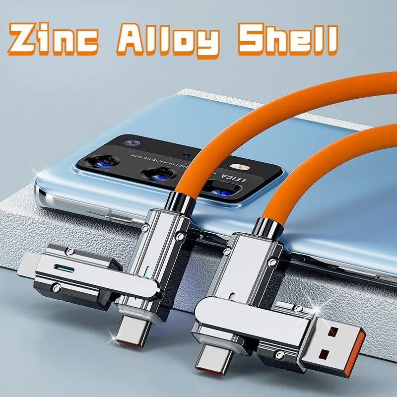 2-in-1 USB-C & Lightning Cable – 66W PD Fast Charging USB Charging Cable HIP