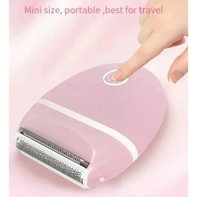 Women's Electric Body Shaver – Stainless Blade, Green & Pink Electric Body Shaver HIP