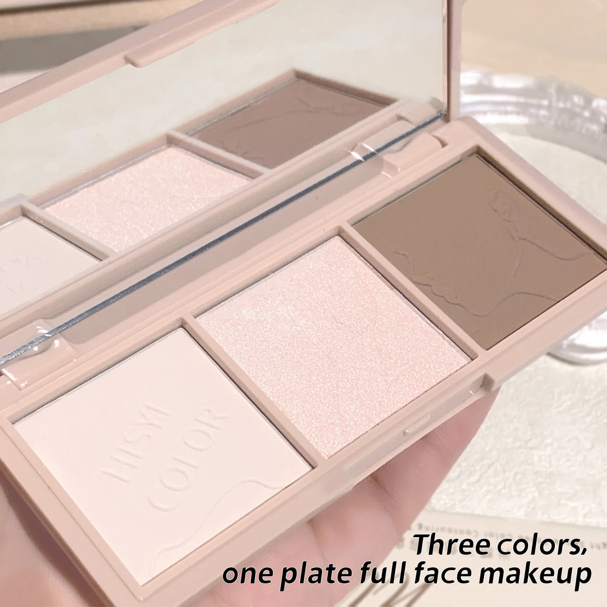 3D Contour & Highlight Powder Palette – Pearl & Matte Contour Highlight Palette HIP