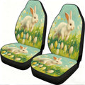 Easter Bunny Car Seat Covers – 2pc Front High Back Set Car Seat Covers HIP 1