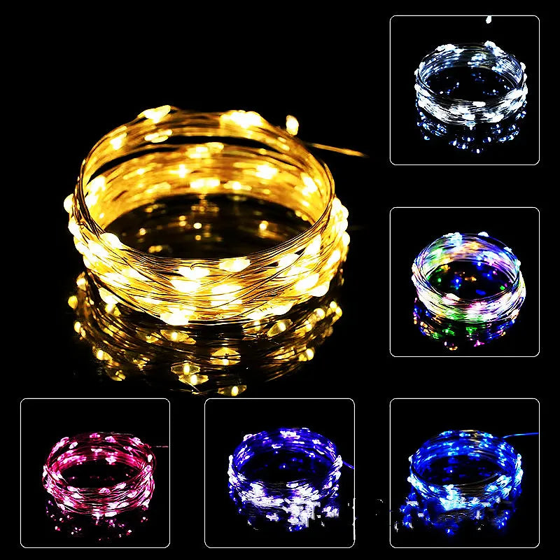 USB Copper Wire Fairy String Lights 10M 20M Waterproof LED LED Fairy String Lights HIP