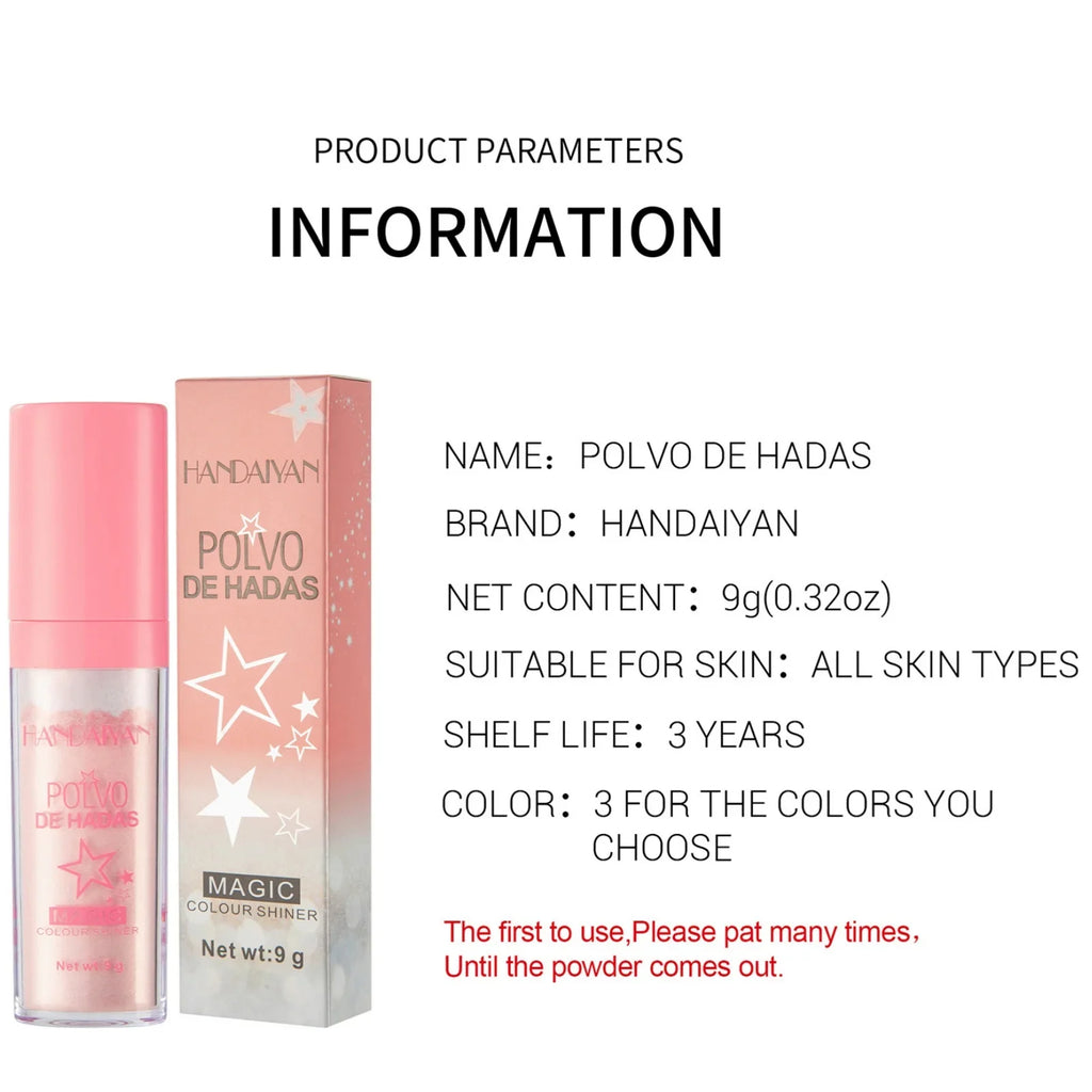 Handaiyan Fairy Shimmer Highlighter Contour Stick – 3 Colors Shimmer Highlighter Stick HIP