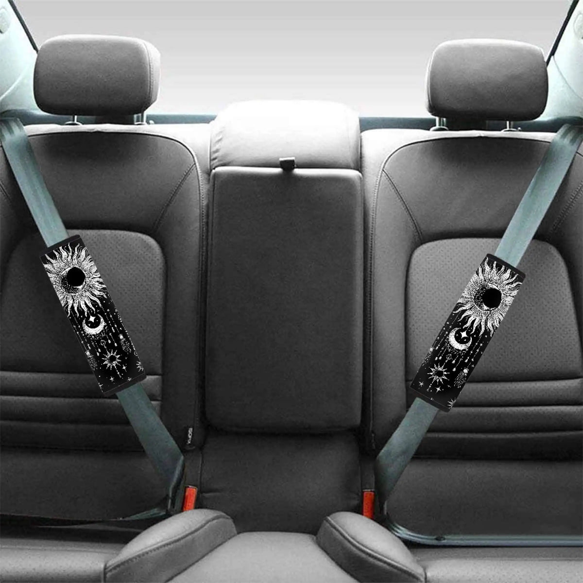 Sun Moon Seat Belt Shoulder Pad – Soft, Skin-Friendly Car Cover Seat Belt Pad HIP